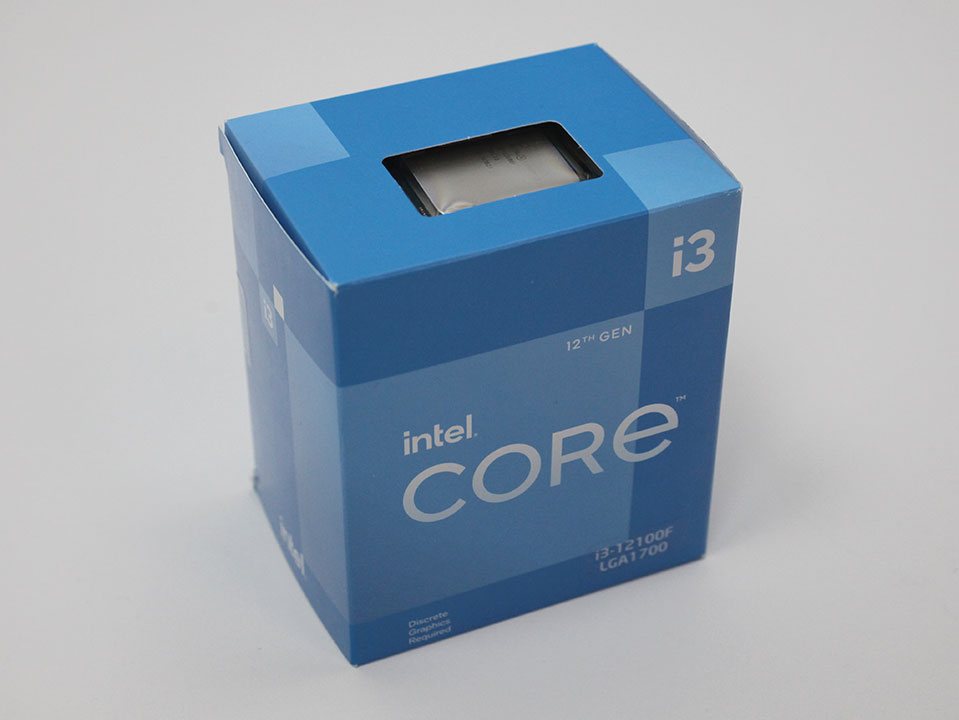 Intel Core i3-12100F BOX版 Процессор Intel® Core™ i3-12100F 12M кэш, до 4,30 GHz
